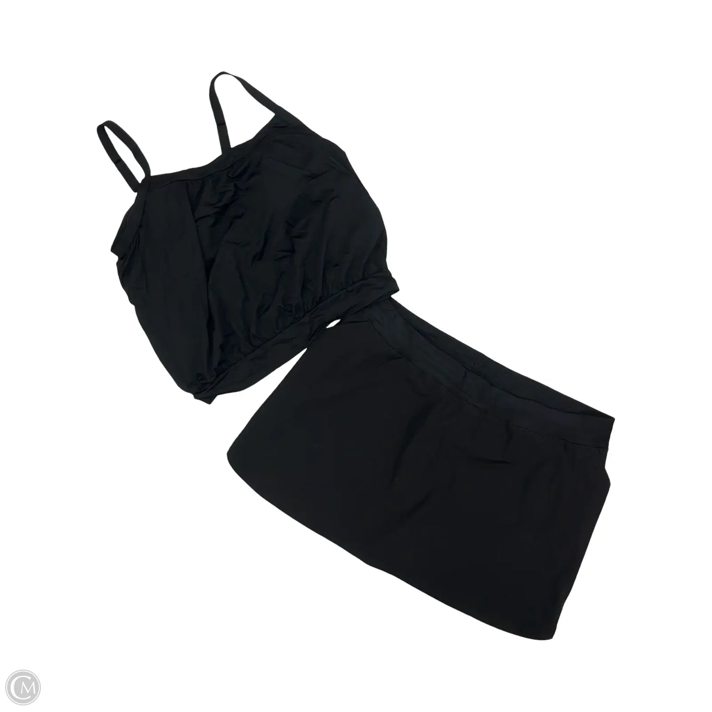 Swimsuit 2pc By Lands End In Black, Size: 3x