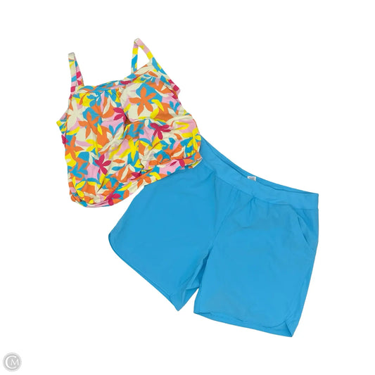Swimsuit 2pc By Lands End In Multi-colored, Size: 26