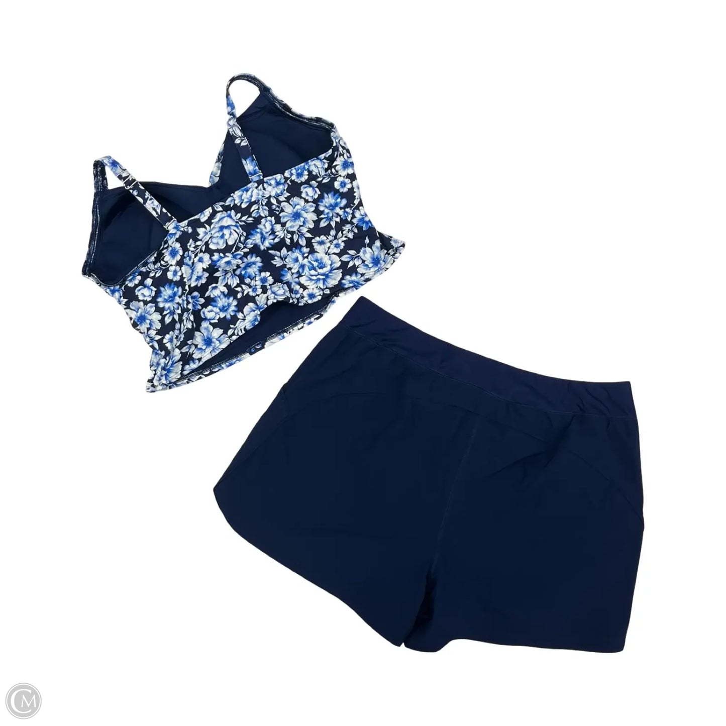 Swimsuit 2pc By Lands End In Blue, Size: 3x