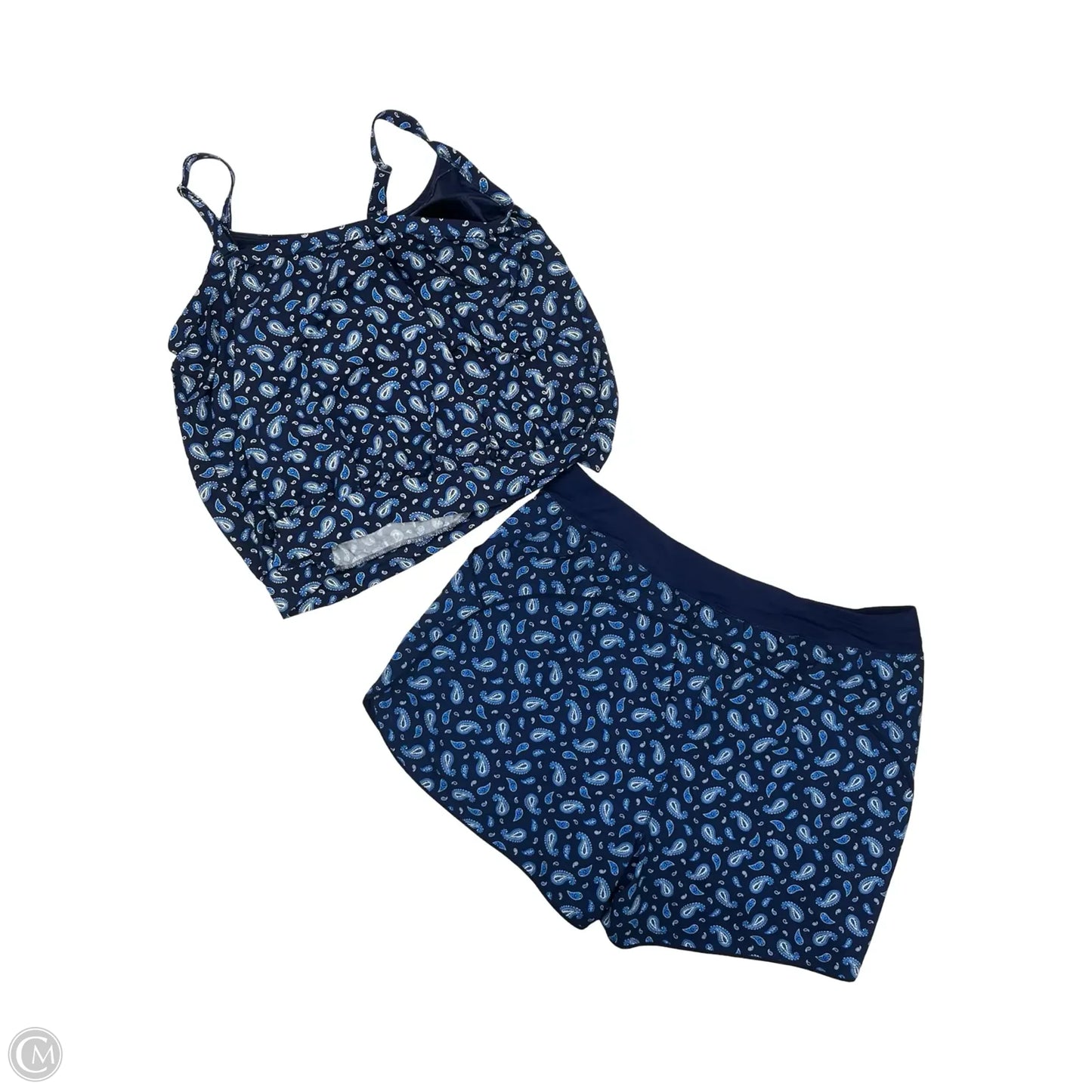 Swimsuit 2pc By Lands End In Blue, Size: 24