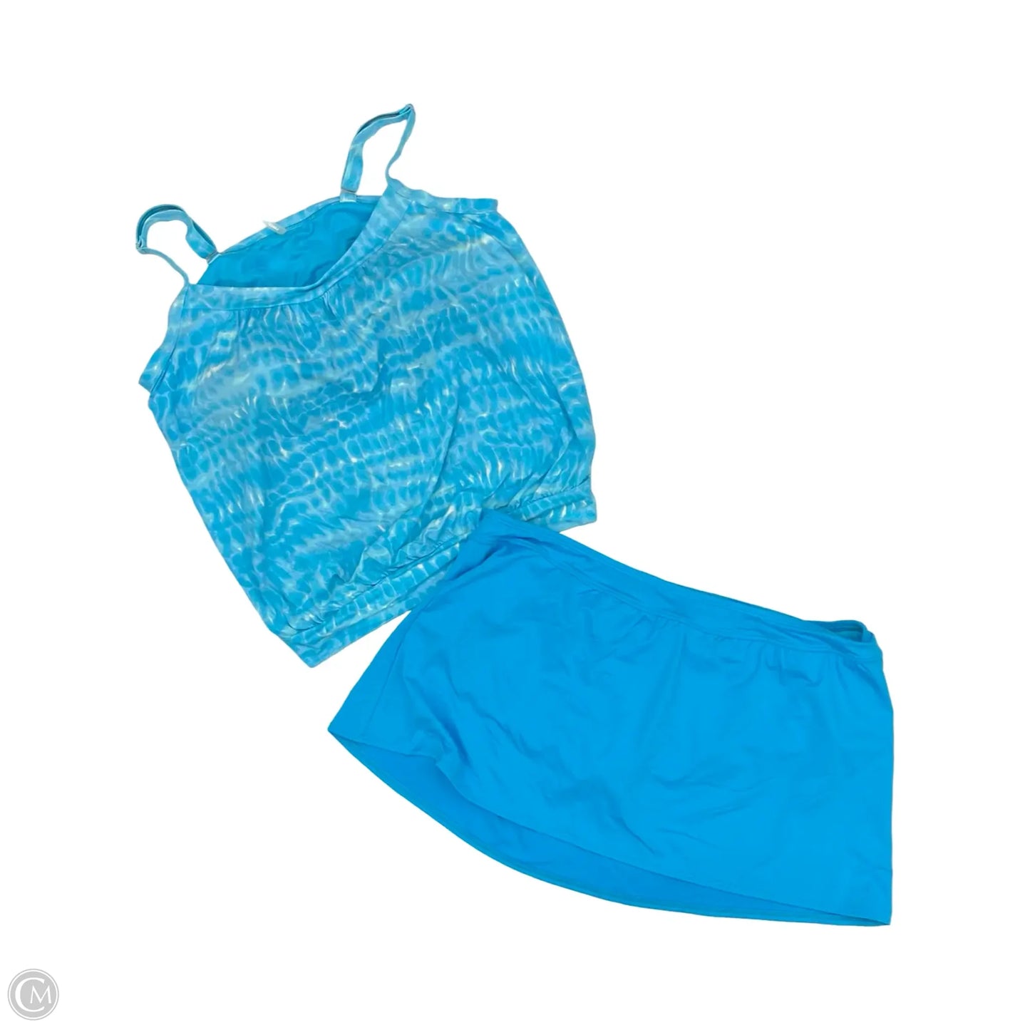 Swimsuit 2pc By Lands End In Blue, Size: 3x