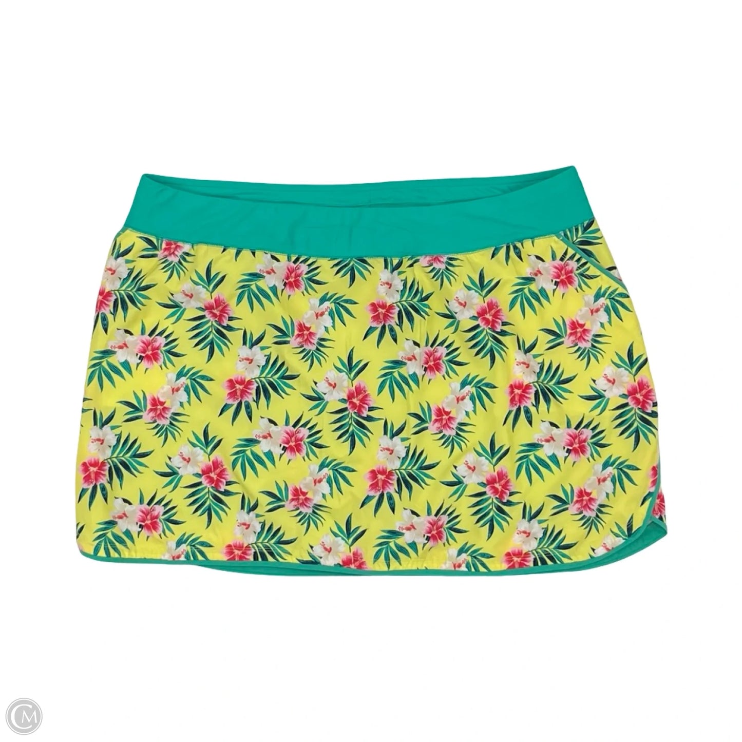 Swimsuit Bottom By Lands End In Tropical Print, Size: 26