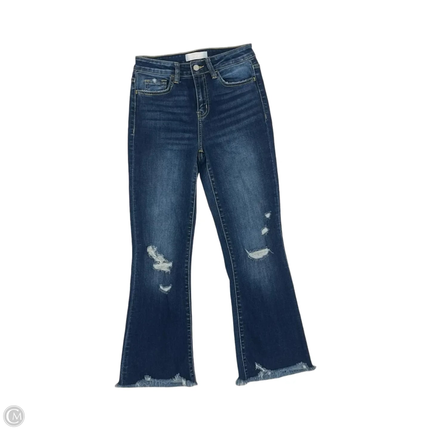 Jeans Boot Cut By Vervet In Blue Denim, Size: 2