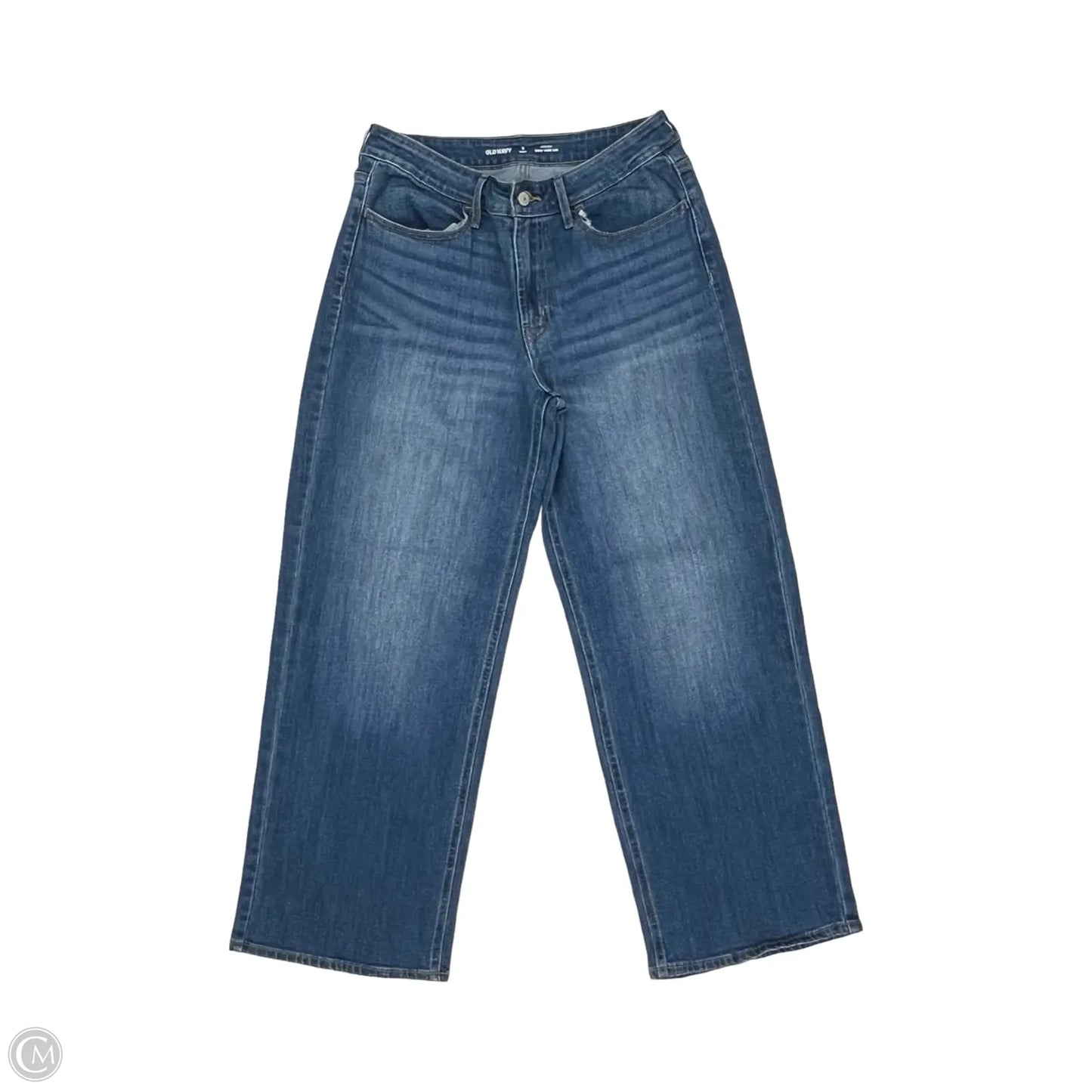 Jeans Wide Leg By Old Navy In Blue Denim, Size: 8p