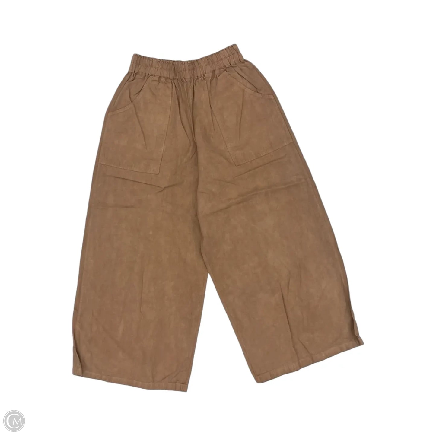 Pants Cropped By Cmc In Brown, Size: S