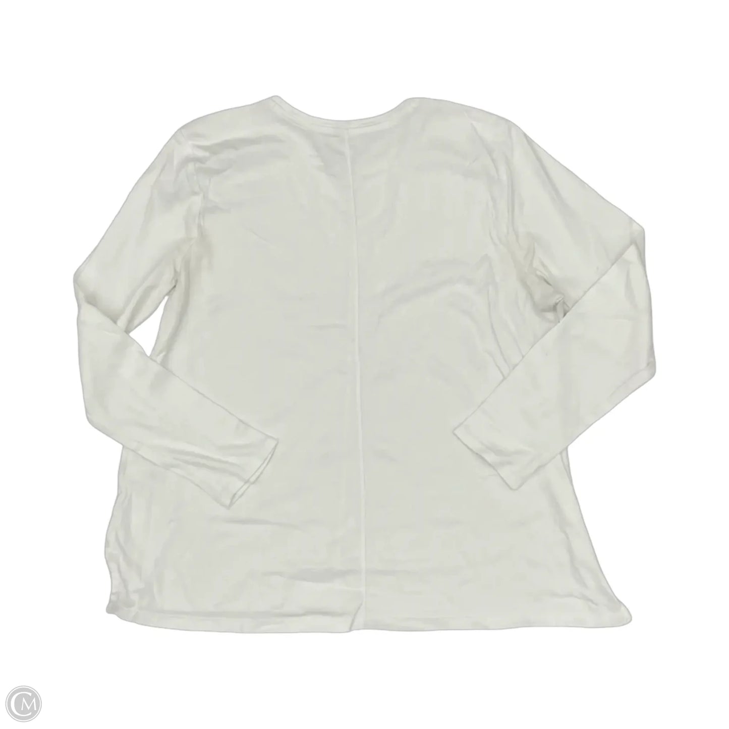 Top Long Sleeve By J. Jill In White, Size: Xl