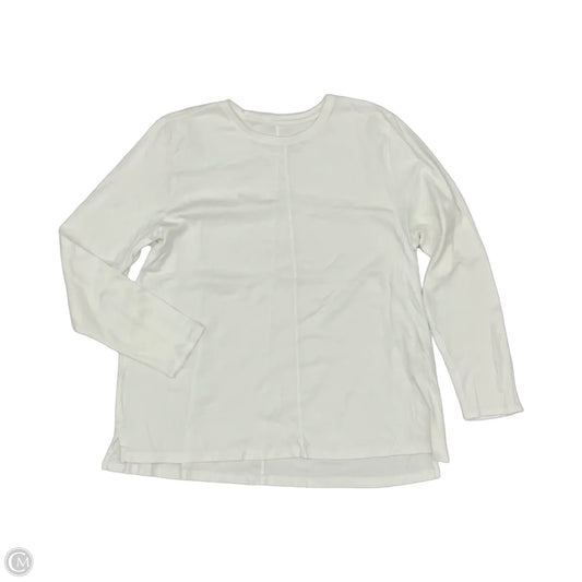Top Long Sleeve By J. Jill In White, Size: Xl