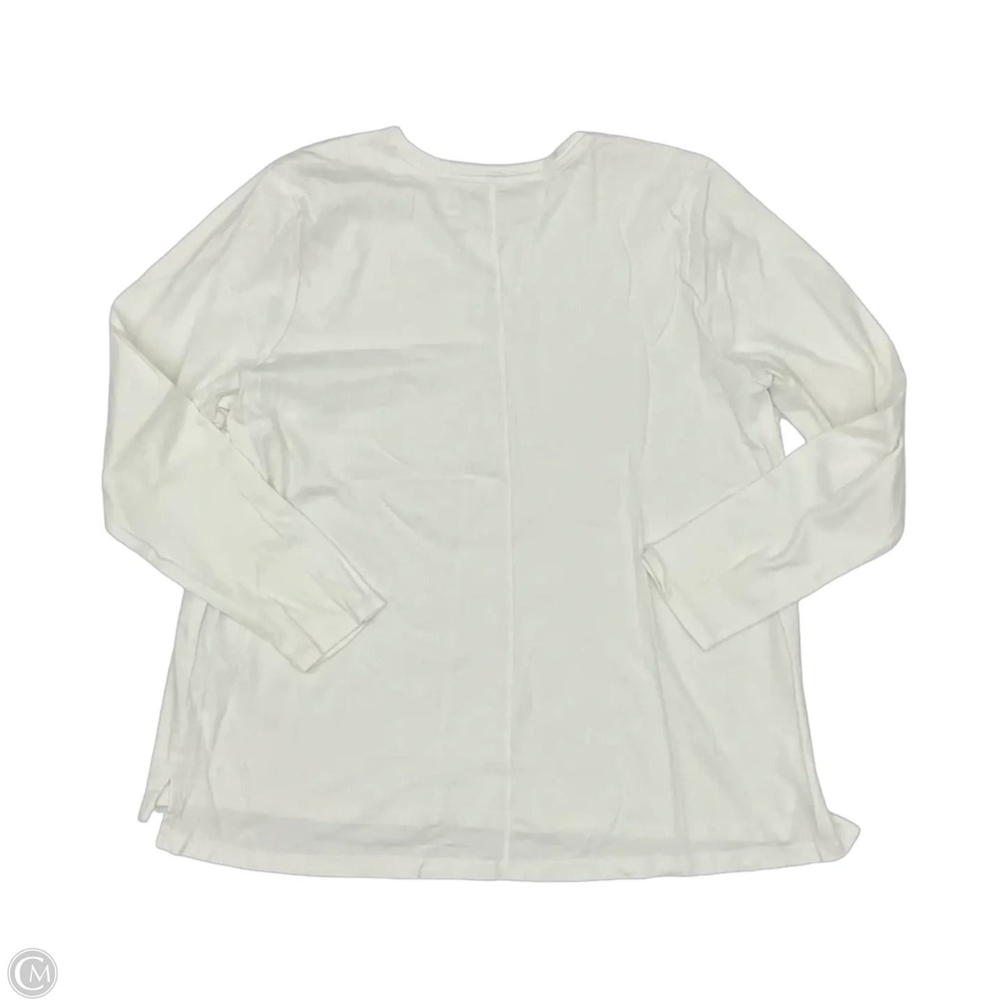 Top Long Sleeve By J. Jill In White, Size: Xl