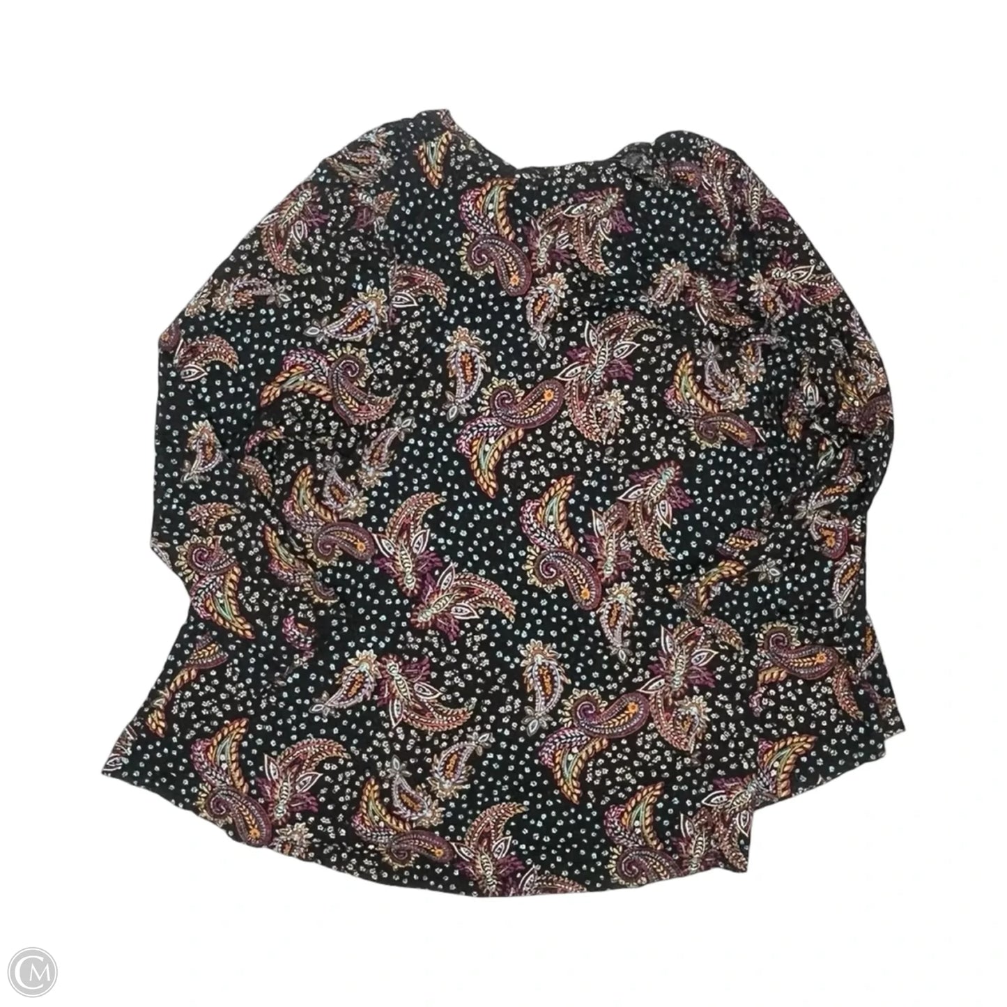 Top Long Sleeve By Lane Bryant In Black, Size: 4x