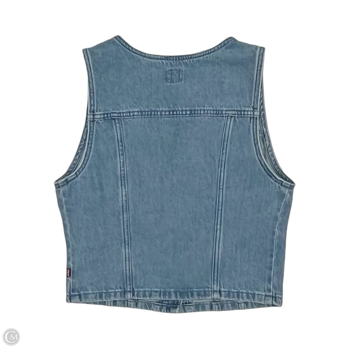 Vest Other By Levis In Blue Denim, Size: M