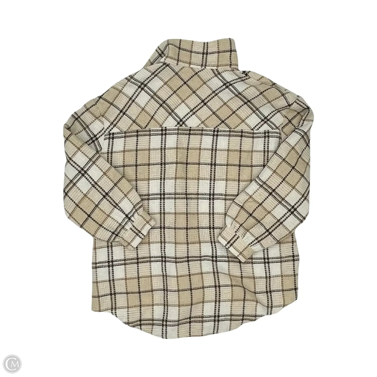 Jacket Shirt By She + Sky In Cream, Size: S