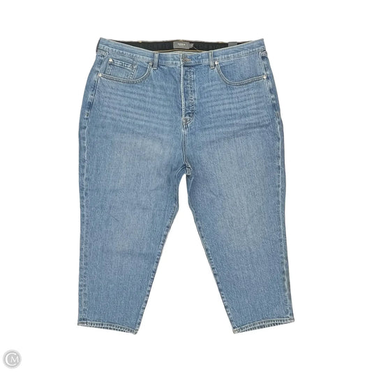 Jeans Straight By Torrid In Blue Denim, Size: 24