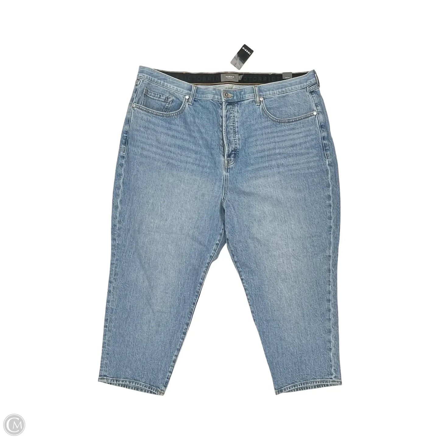 Jeans Straight By Torrid In Blue Denim, Size: 24