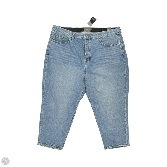 Jeans Straight By Torrid In Blue Denim, Size: 24