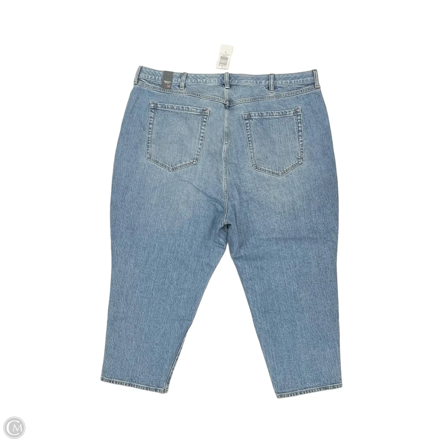Jeans Straight By Torrid In Blue Denim, Size: 24
