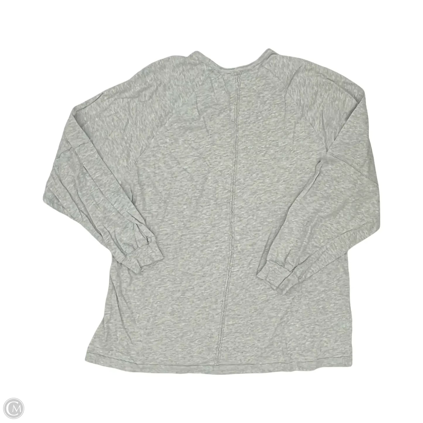 Top Long Sleeve By Aerie In Grey, Size: S