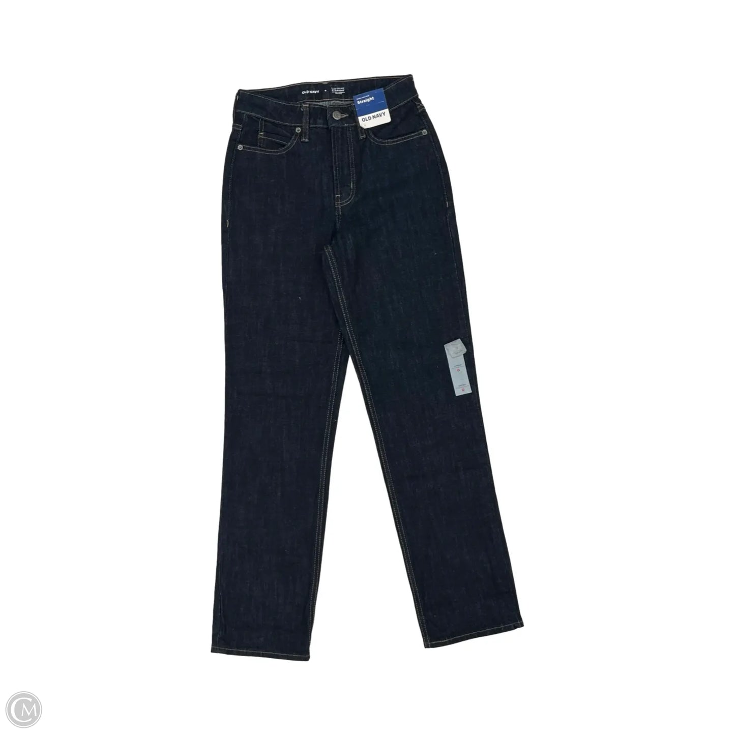 Jeans Straight By Old Navy In Blue Denim, Size: 0