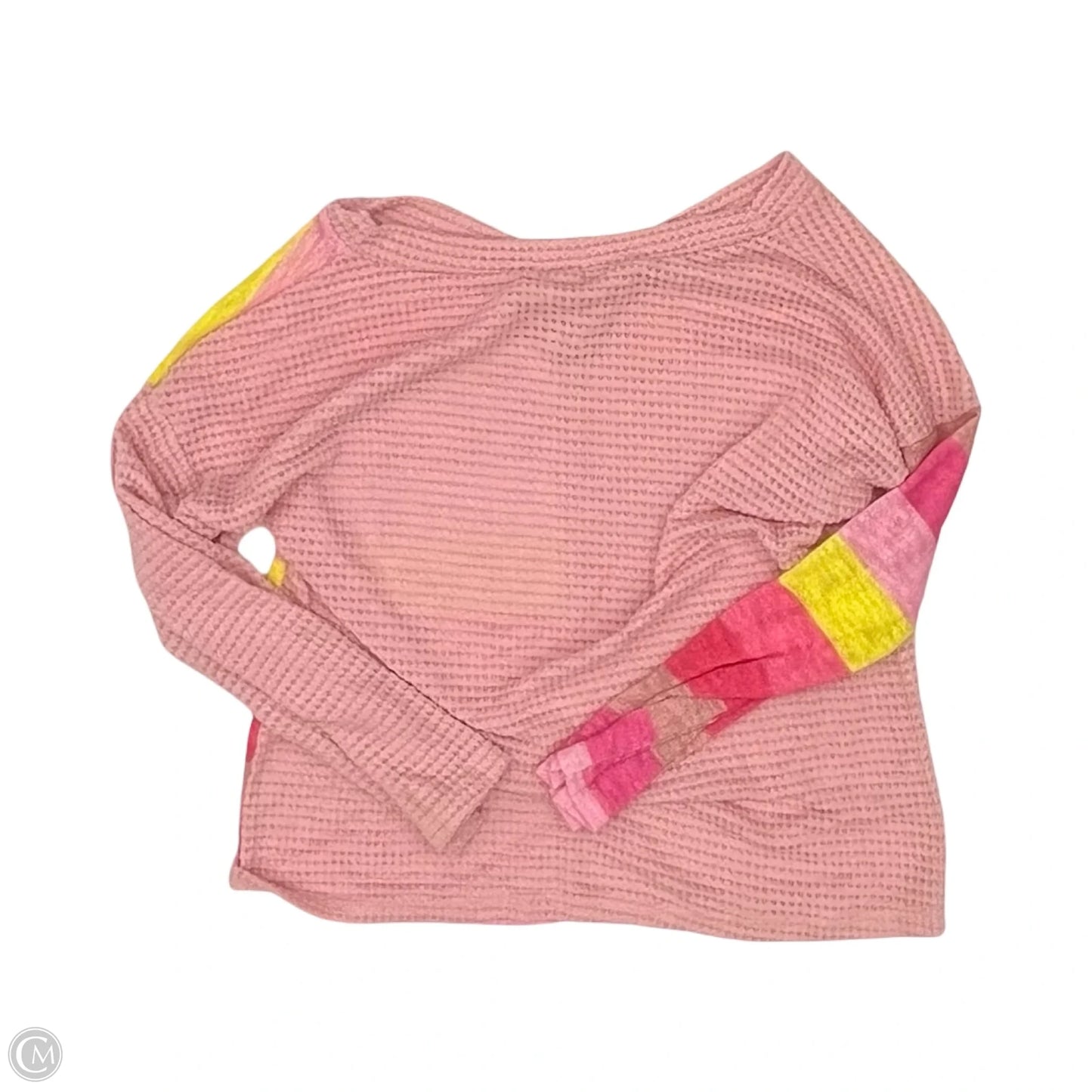 Top Long Sleeve By Bibi In Pink, Size: S