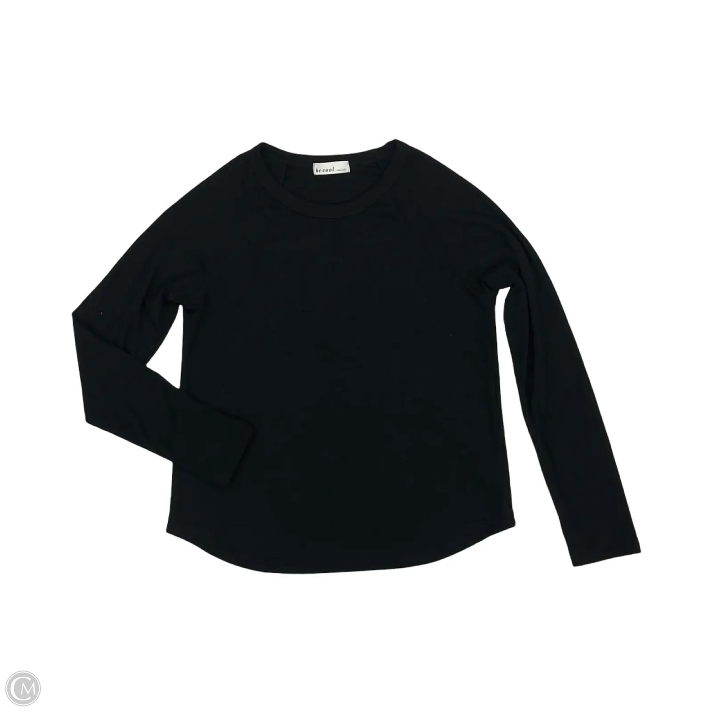 Top Long Sleeve By Be Cool In Black, Size: S