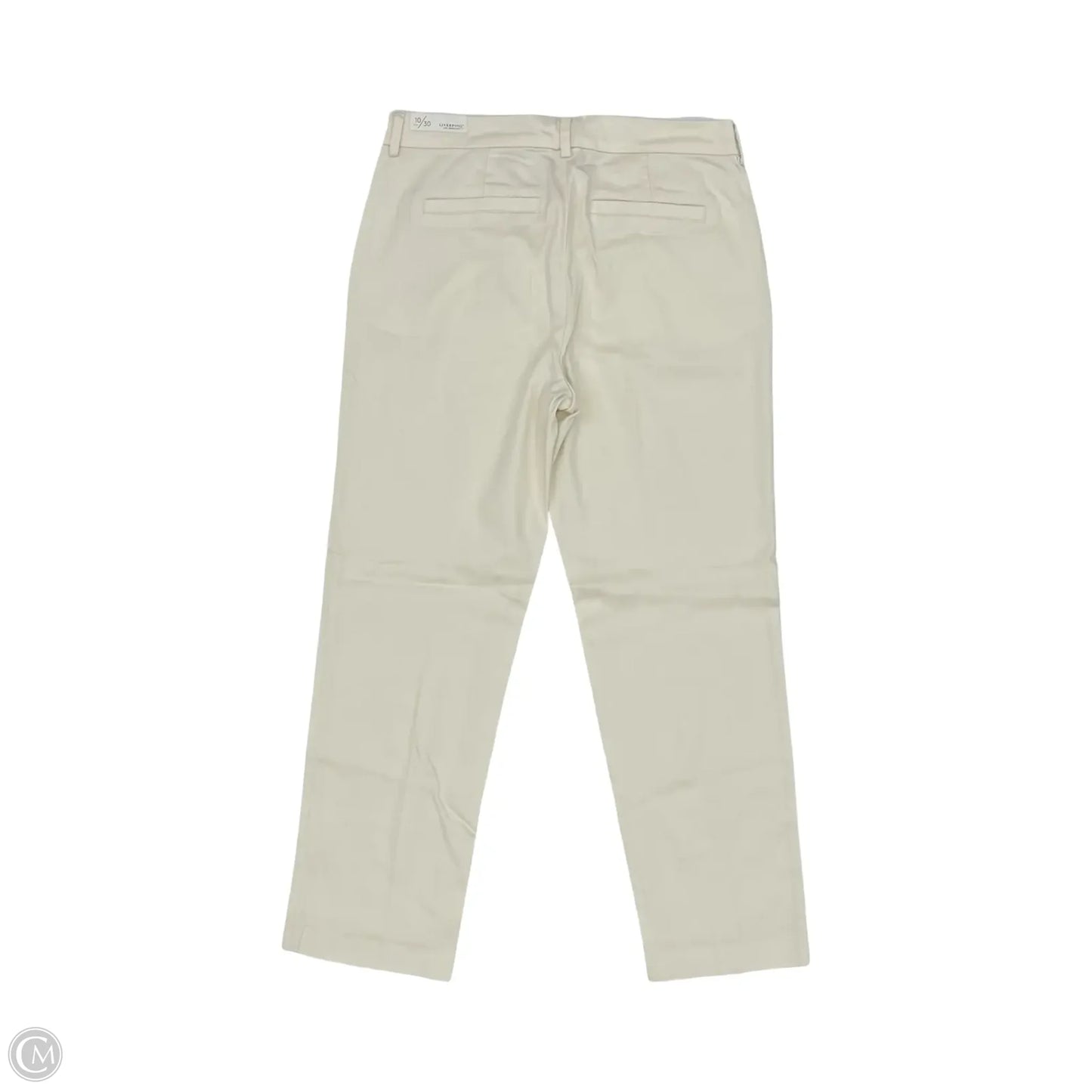 Pants Chinos & Khakis By Liverpool In Cream, Size: 10