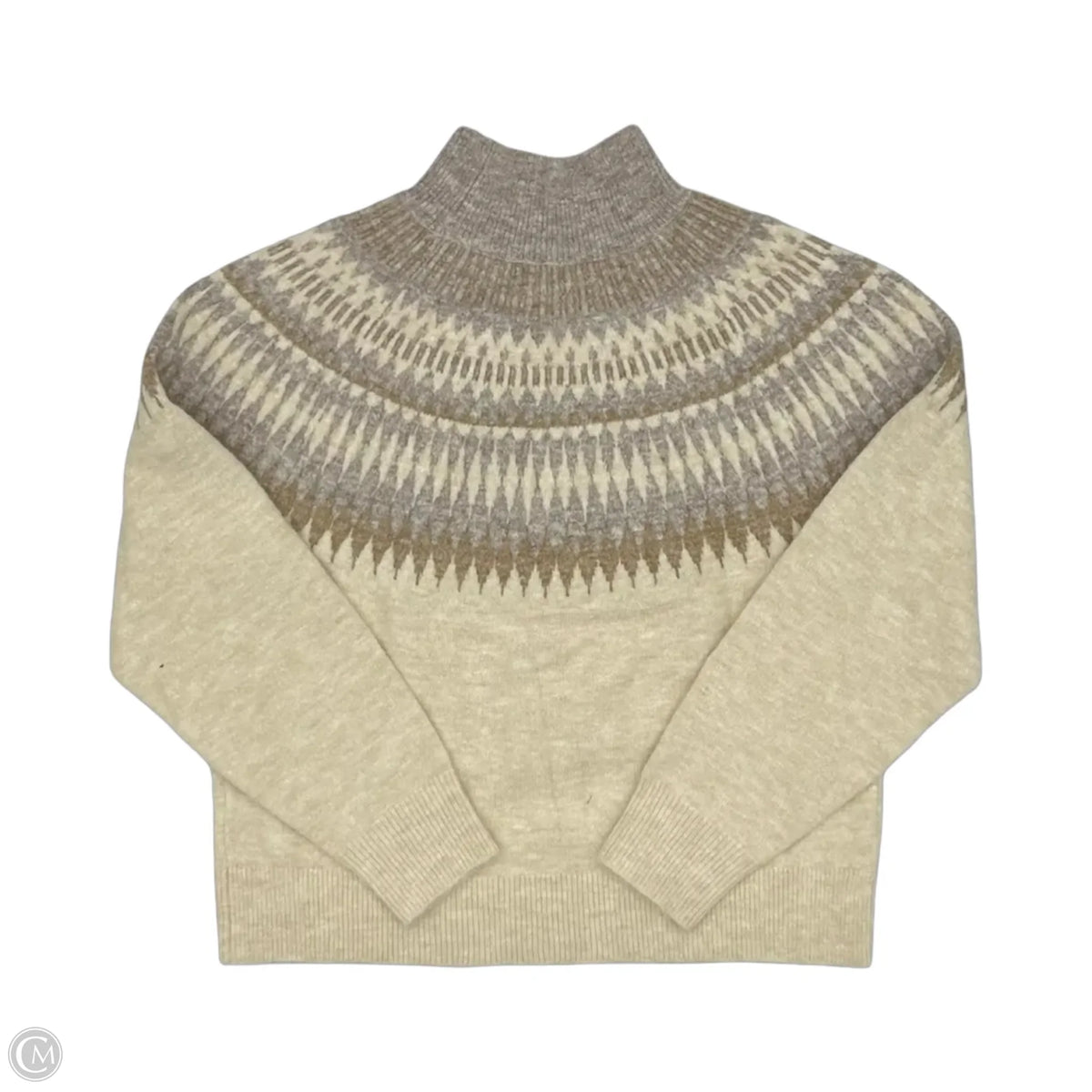Sweater By Cmb In Cream, Size: L