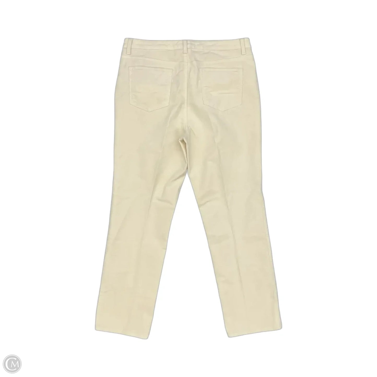 Pants Corduroy By Talbots In Cream, Size: 16
