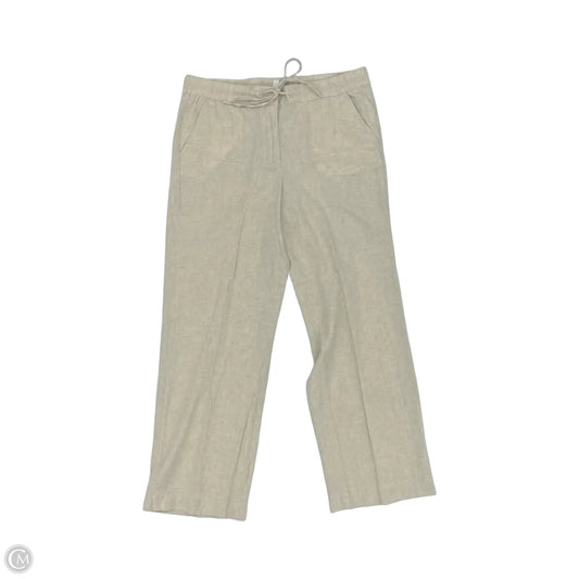 Pants Linen By Talbots In Tan, Size: 14