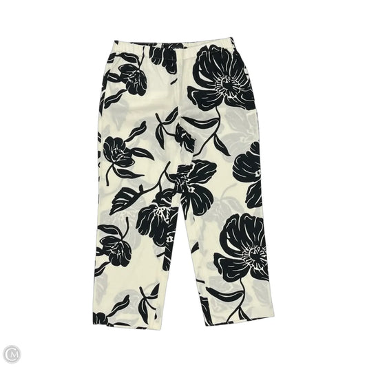 Pants Other By Talbots In Black & Cream, Size: L
