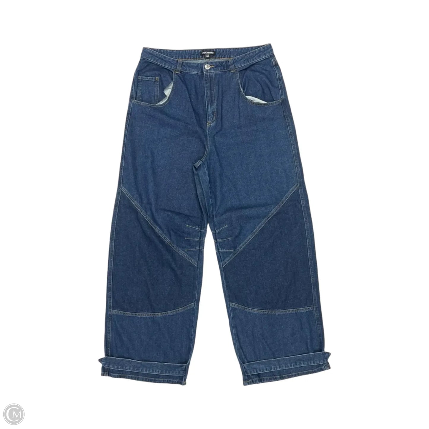 Jeans Wide Leg By Steve Madden In Blue Denim, Size: 14