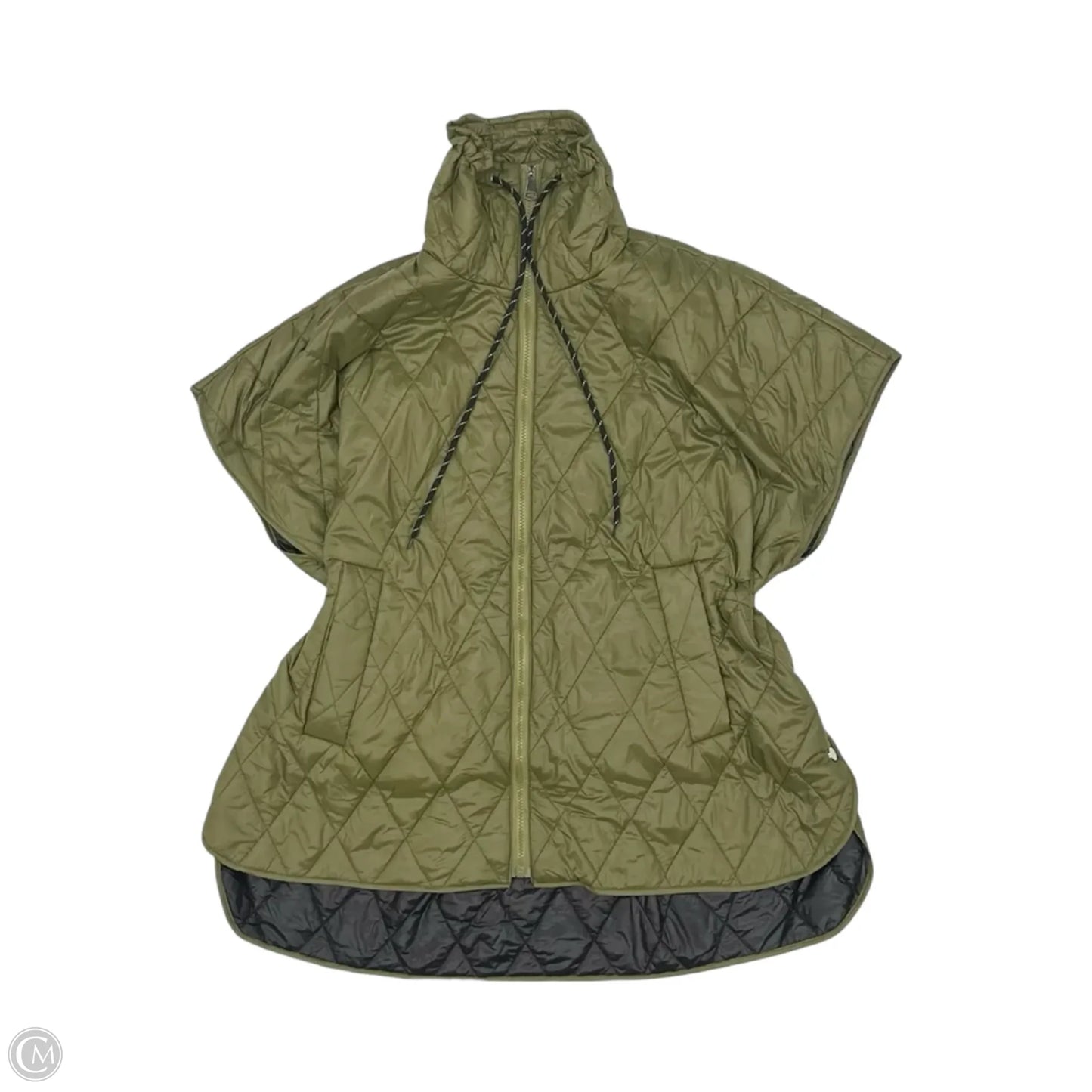 Vest Puffer & Quilted By Clothes Mentor In Green, Size: L