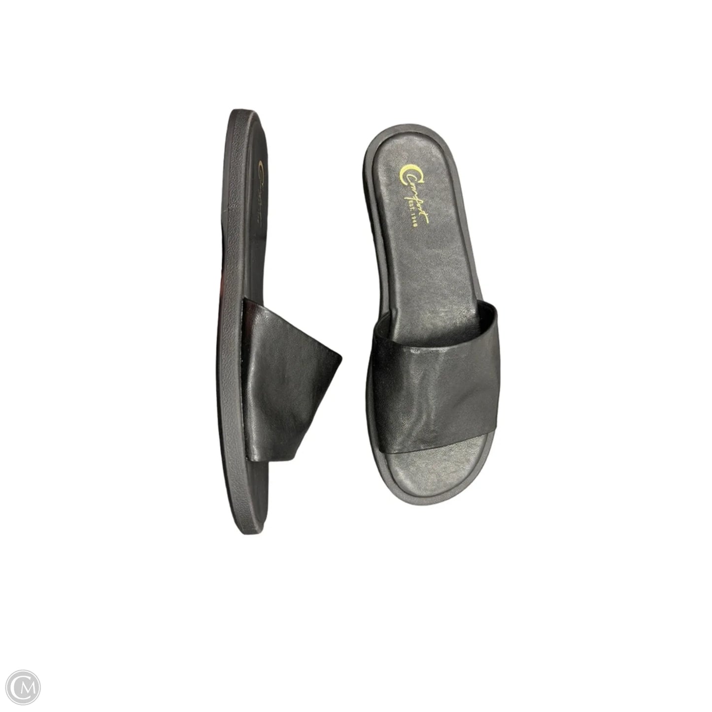 Sandals Flats By Cato In Black, Size: 9