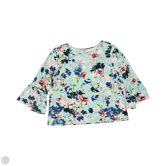 Top 3/4 Sleeve By The Pioneer Woman In Floral Print, Size: Xxl