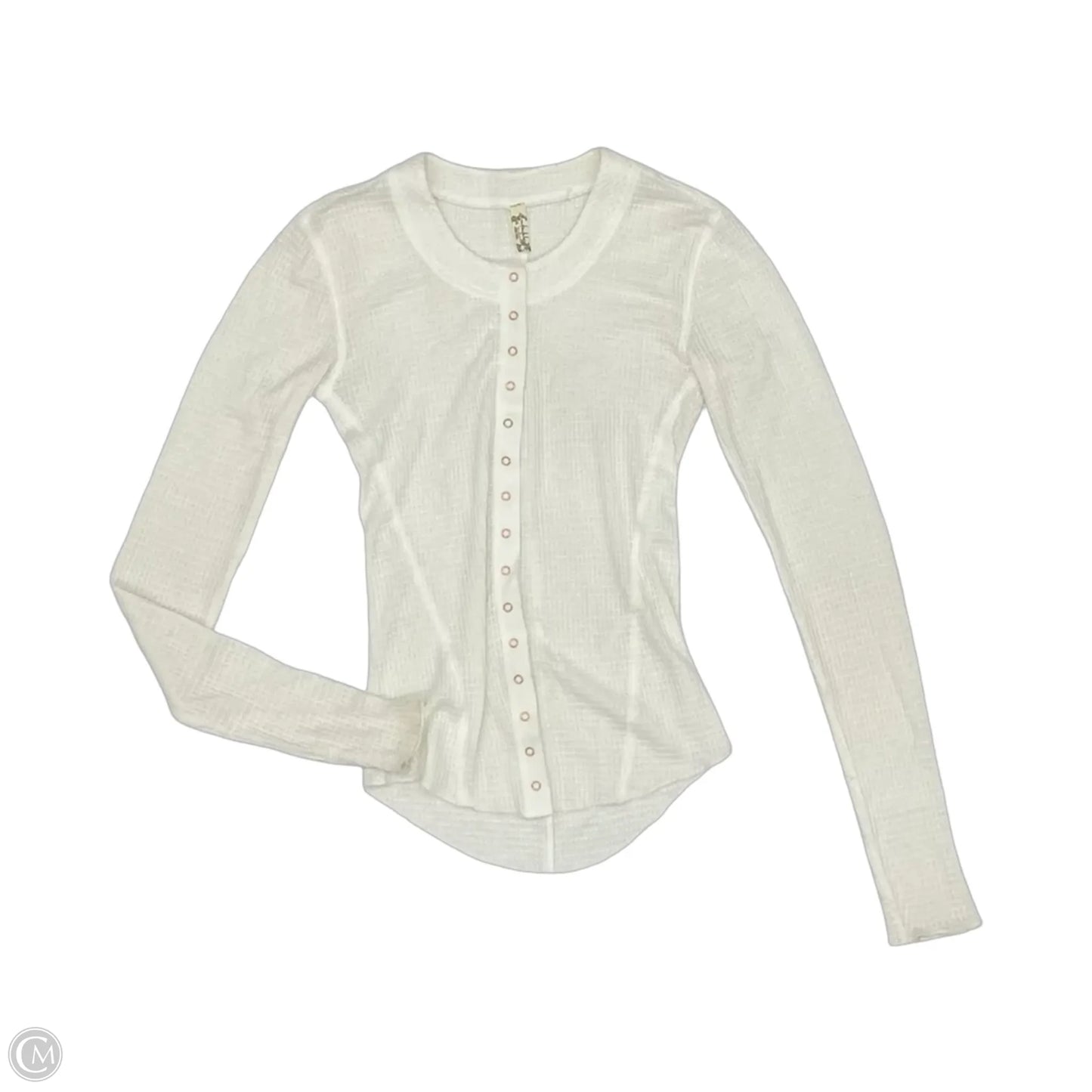 Top Long Sleeve By Free People In White, Size: Xs