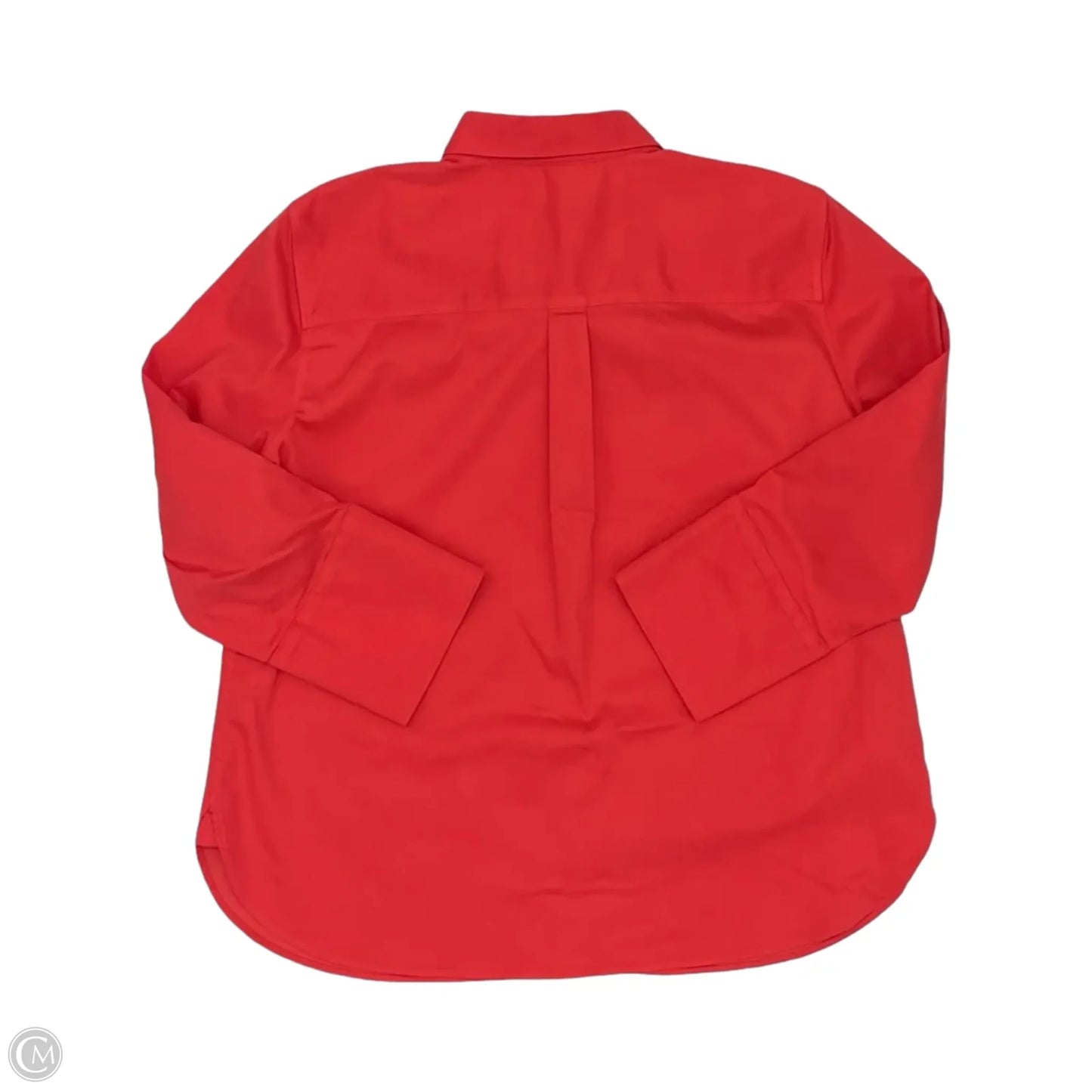 Blouse 3/4 Sleeve By Chicos In Red, Size: Xl