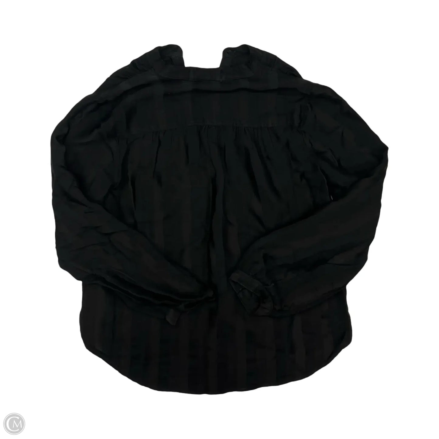 Blouse Long Sleeve By Cloth & Stone In Black, Size: S