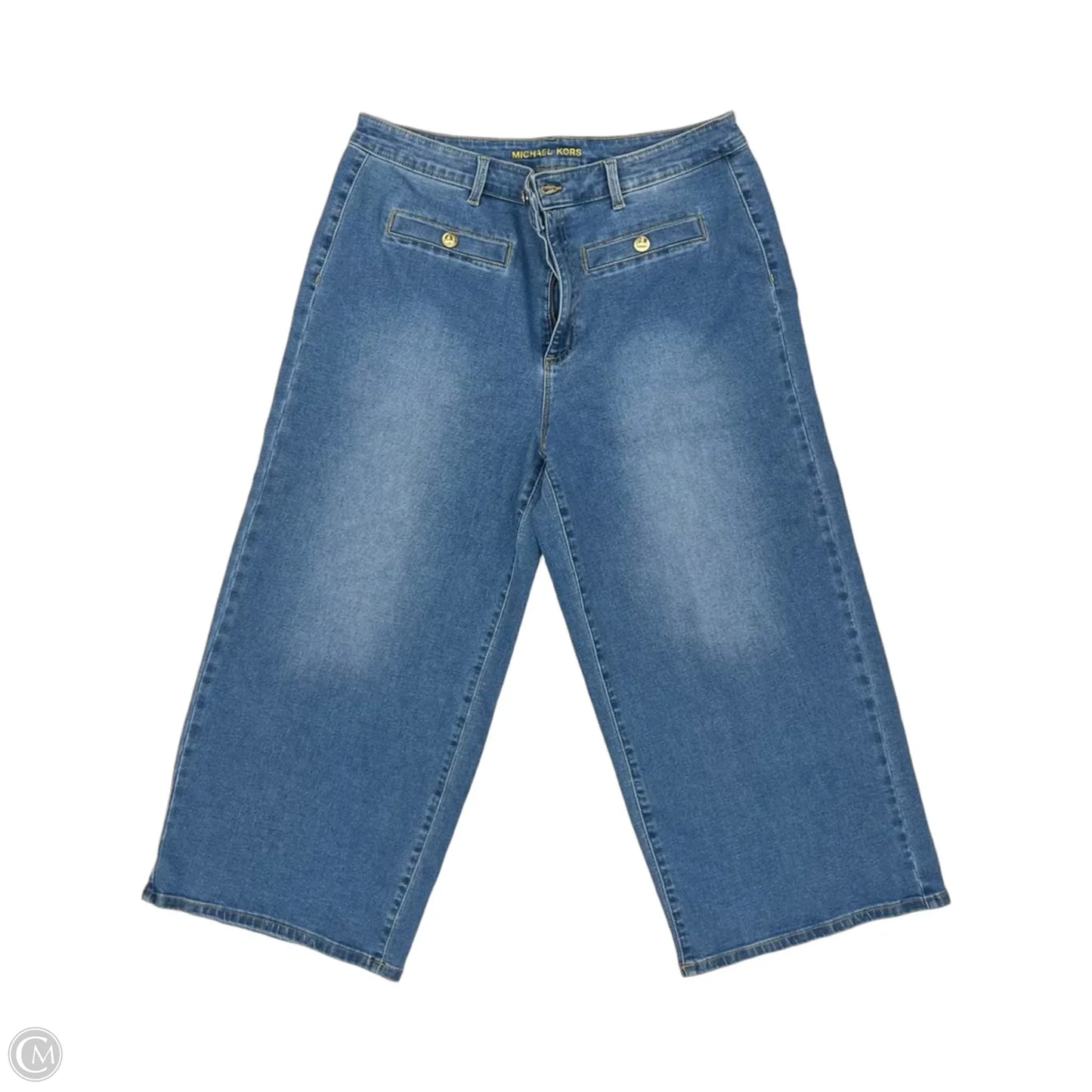 Jeans Designer By Michael Kors In Blue Denim, Size: 16