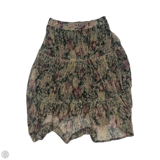 Skirt Midi By Lc Lauren Conrad In Floral Print, Size: Xl