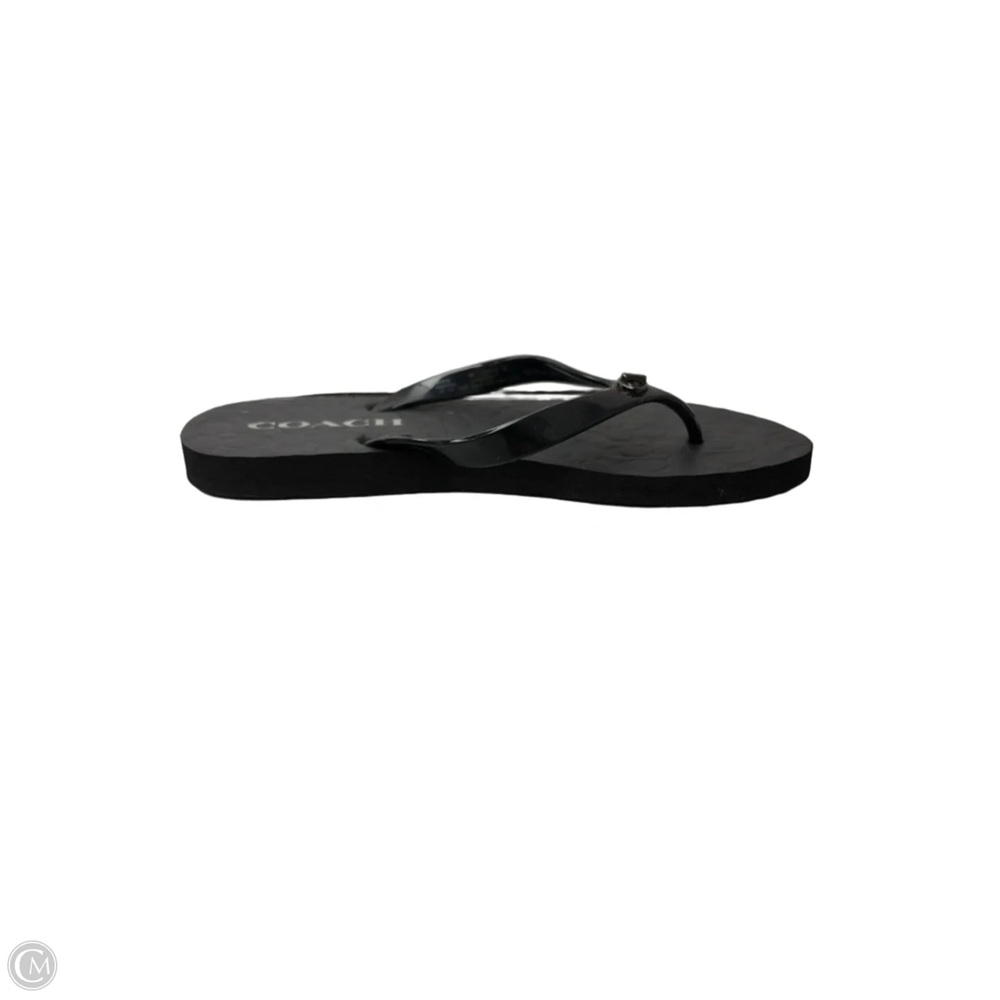 Sandals Designer By Coach In Black, Size: 5.5
