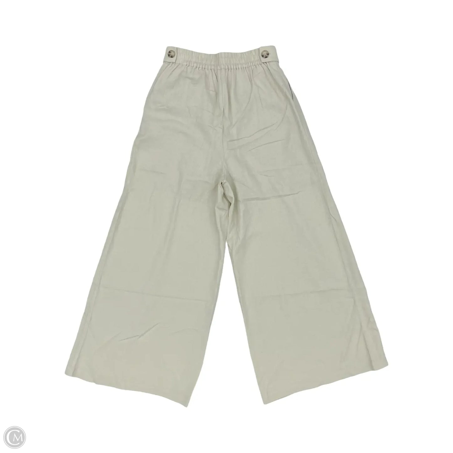 Pants Wide Leg By Bar Iii In Cream, Size: M