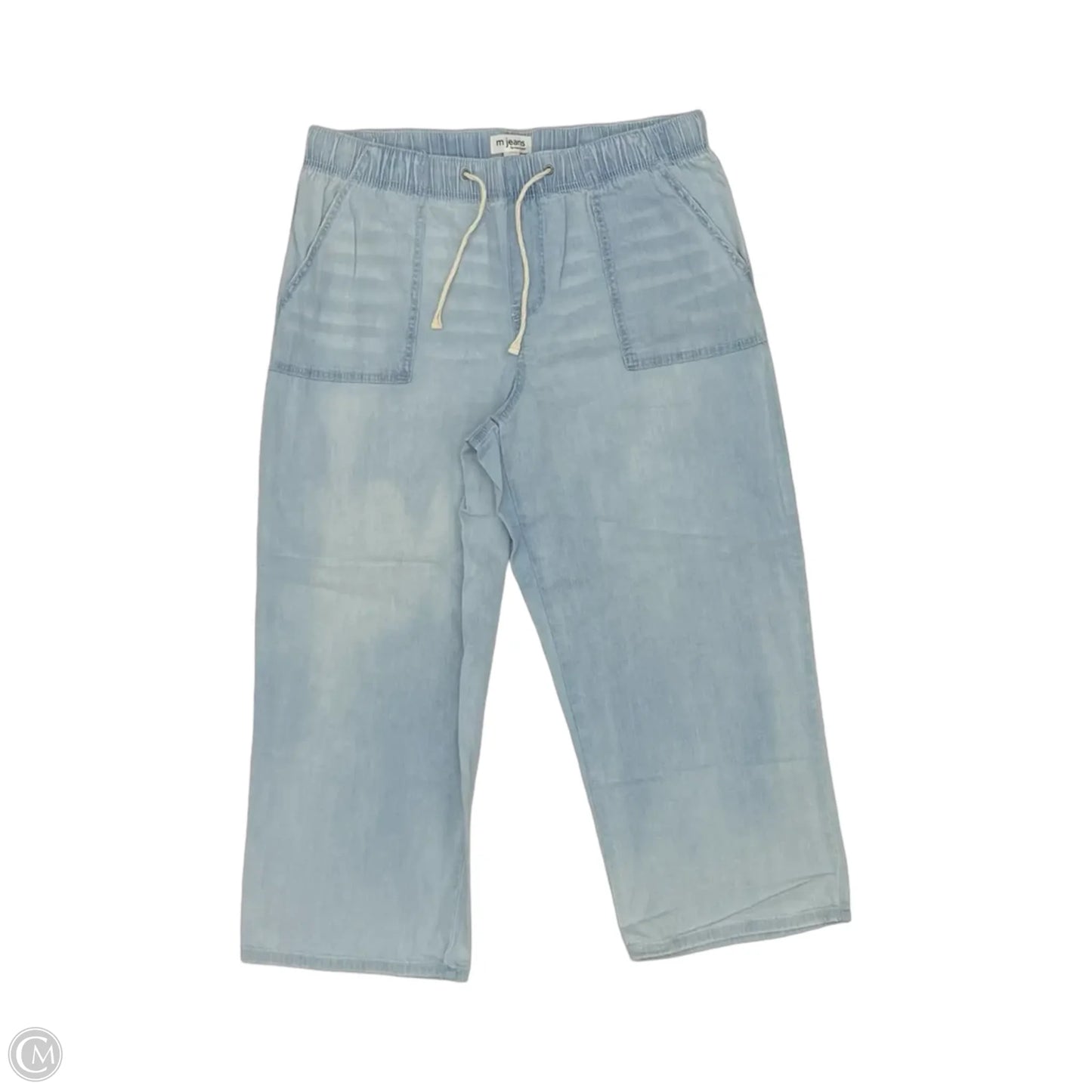 Pants Cropped By Maurices In Blue Denim, Size: 14