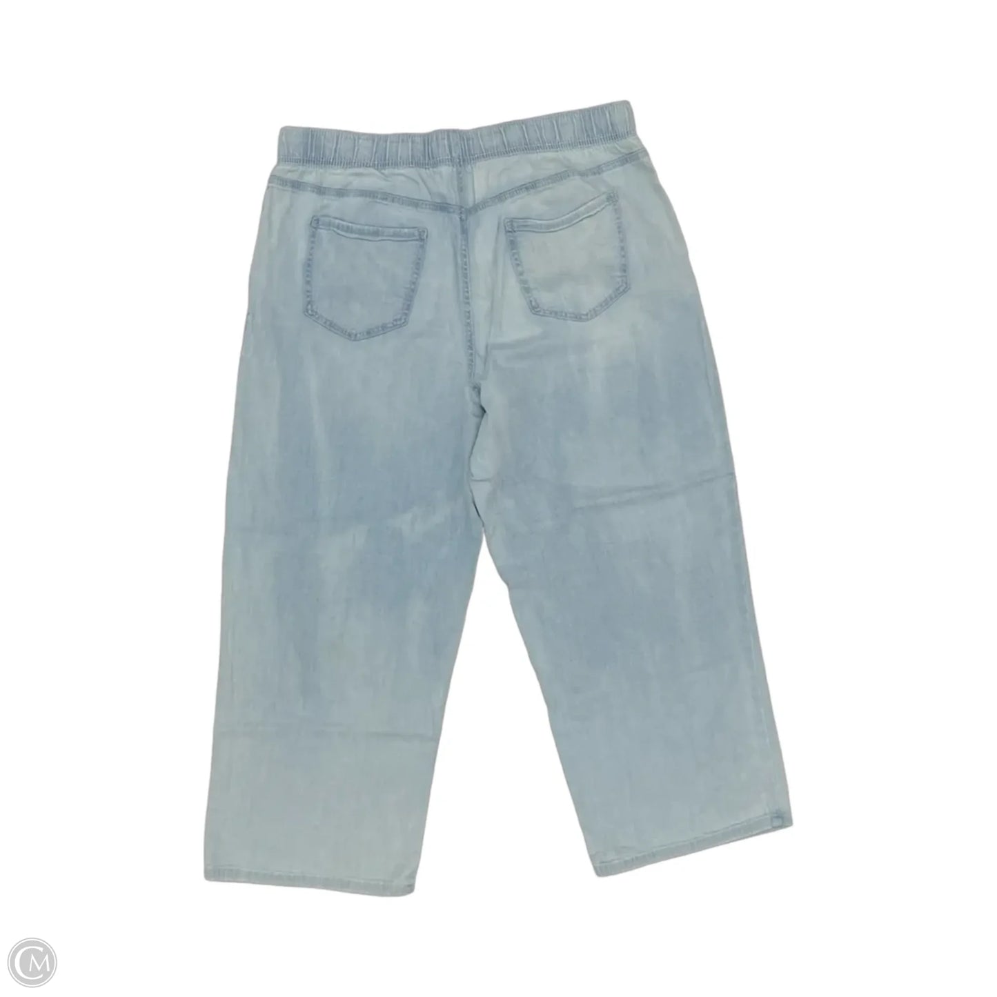 Pants Cropped By Maurices In Blue Denim, Size: 14