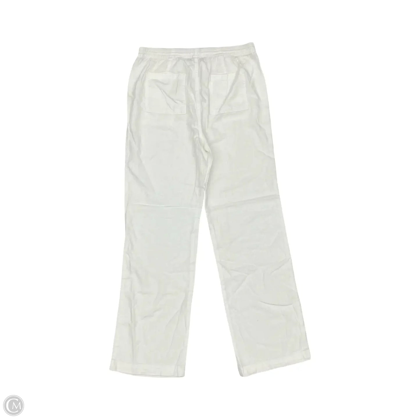 Pants Linen By St Johns Bay In White, Size: S
