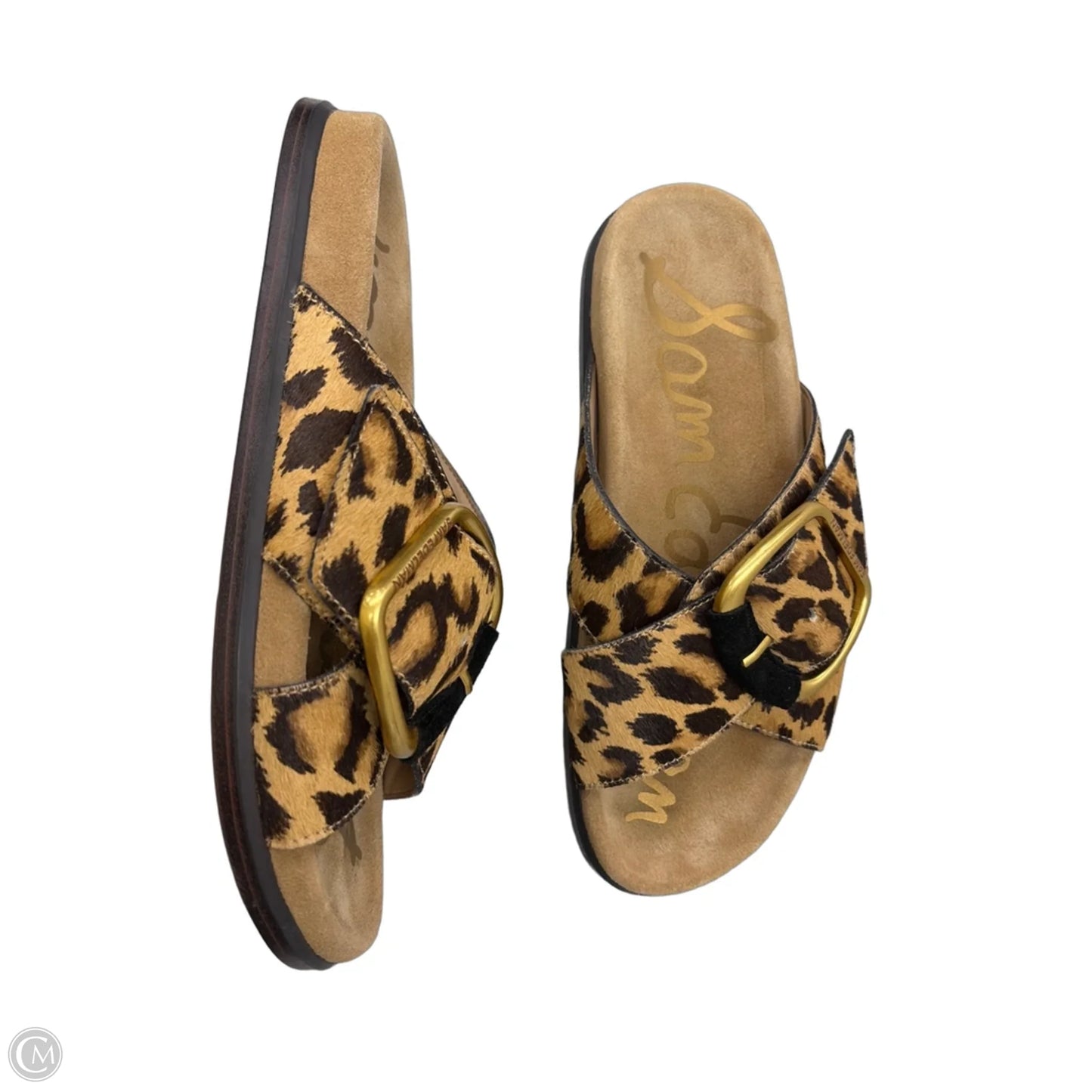 Sandals Flats By Sam Edelman In Animal Print, Size: 9