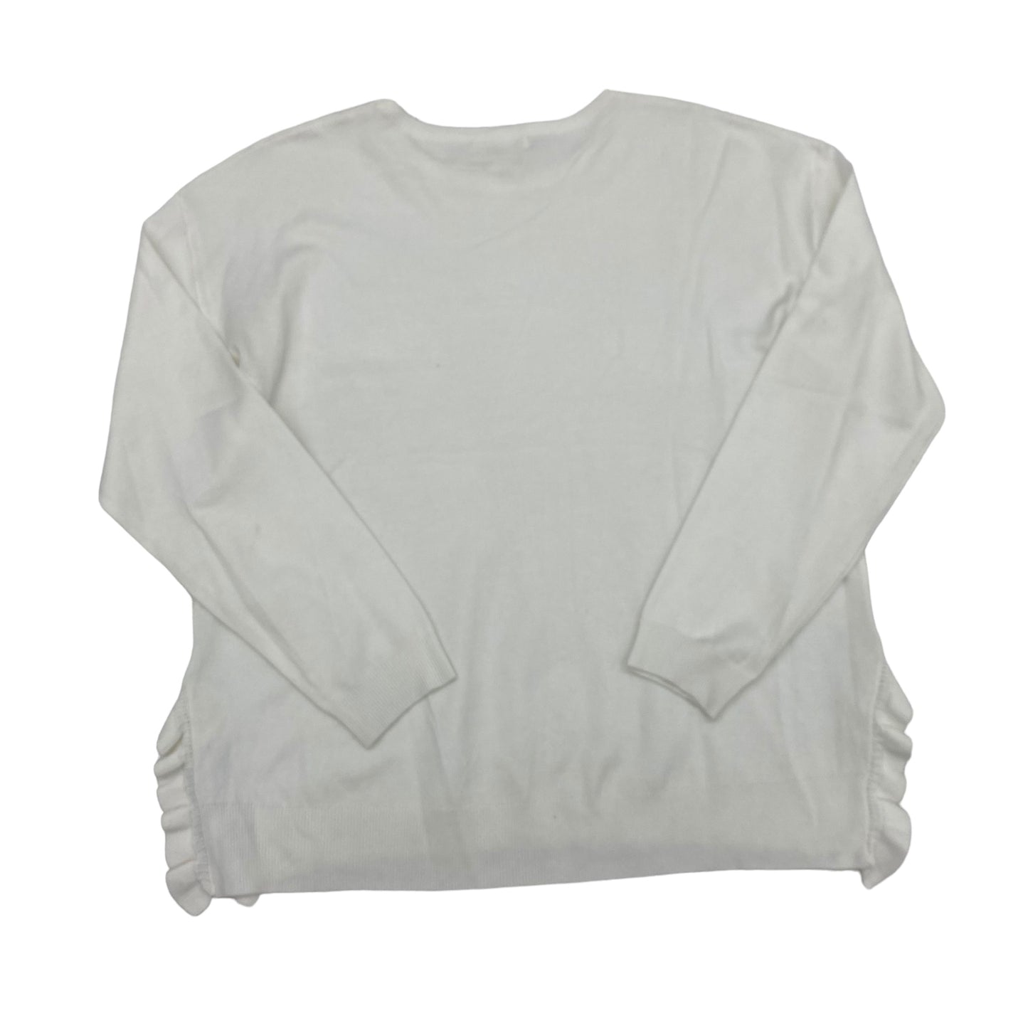 White Sweater Clothes Mentor, Size L