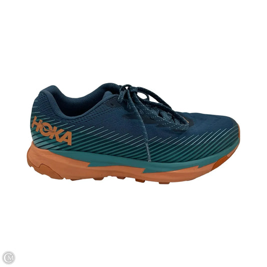 Shoes Athletic By Hoka In Blue & Orange, Size: 6.5
