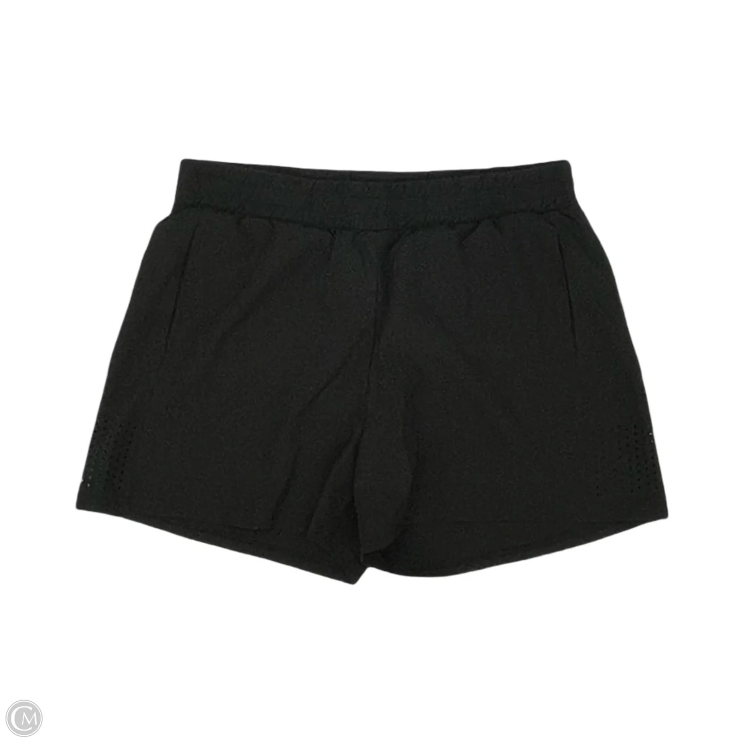 Athletic Shorts By Adrienne Vittadini In Black, Size: L