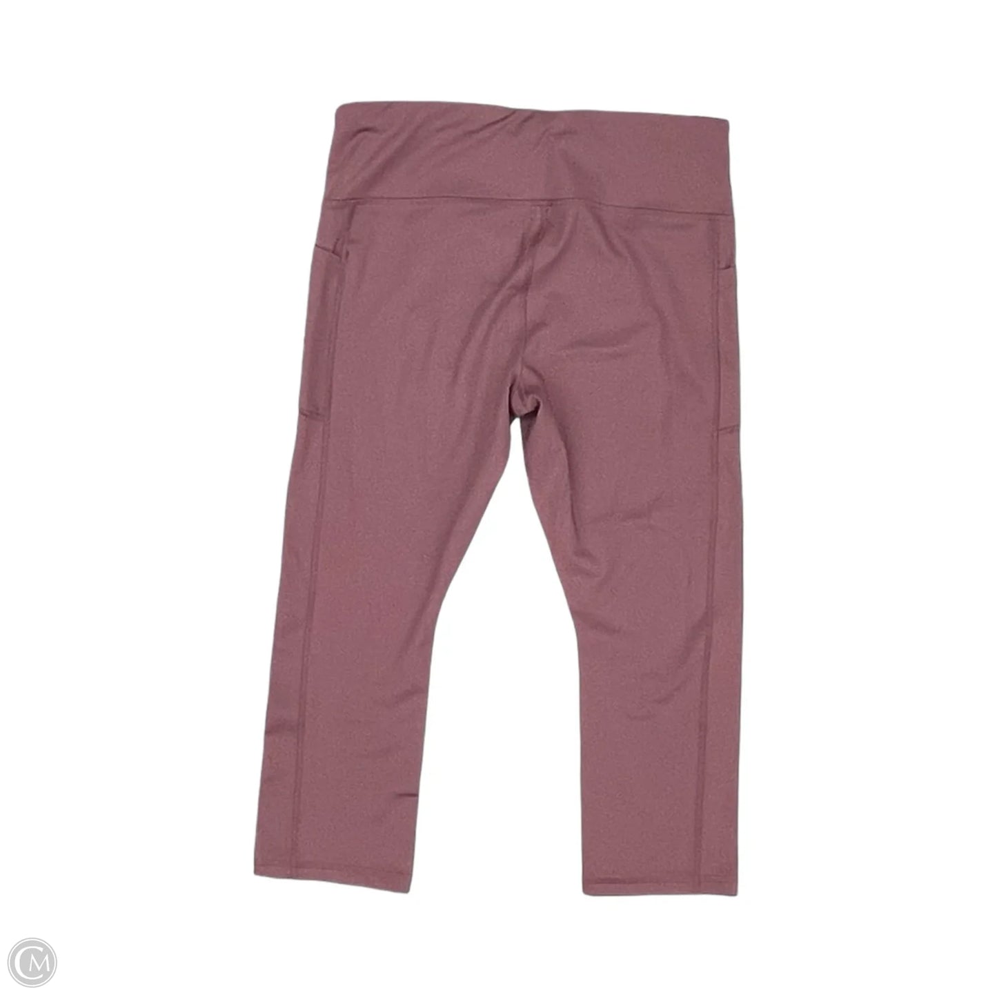 Athletic Leggings Capris By Avia In Mauve, Size: L