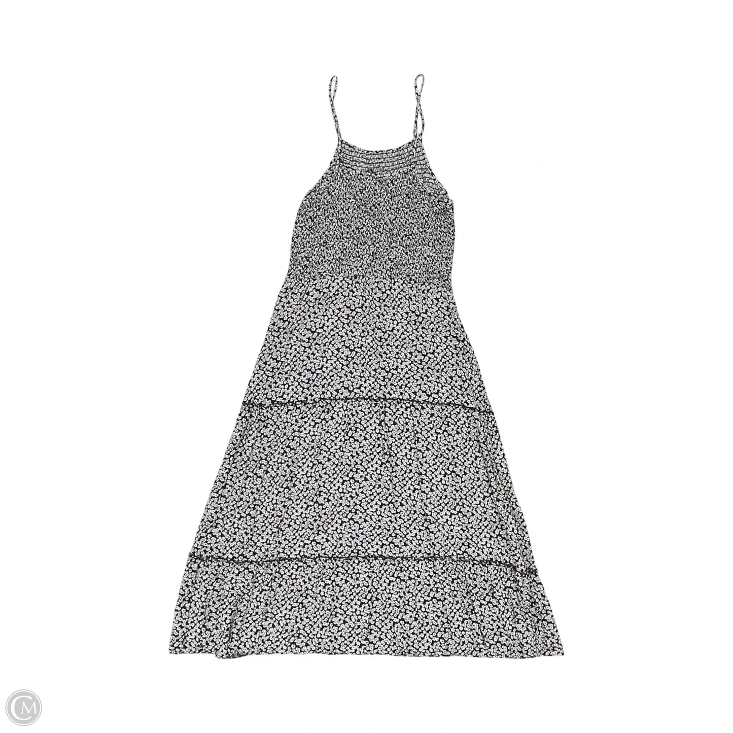 Dress Casual Maxi By Clothes Mentor In Black & White, Size: M