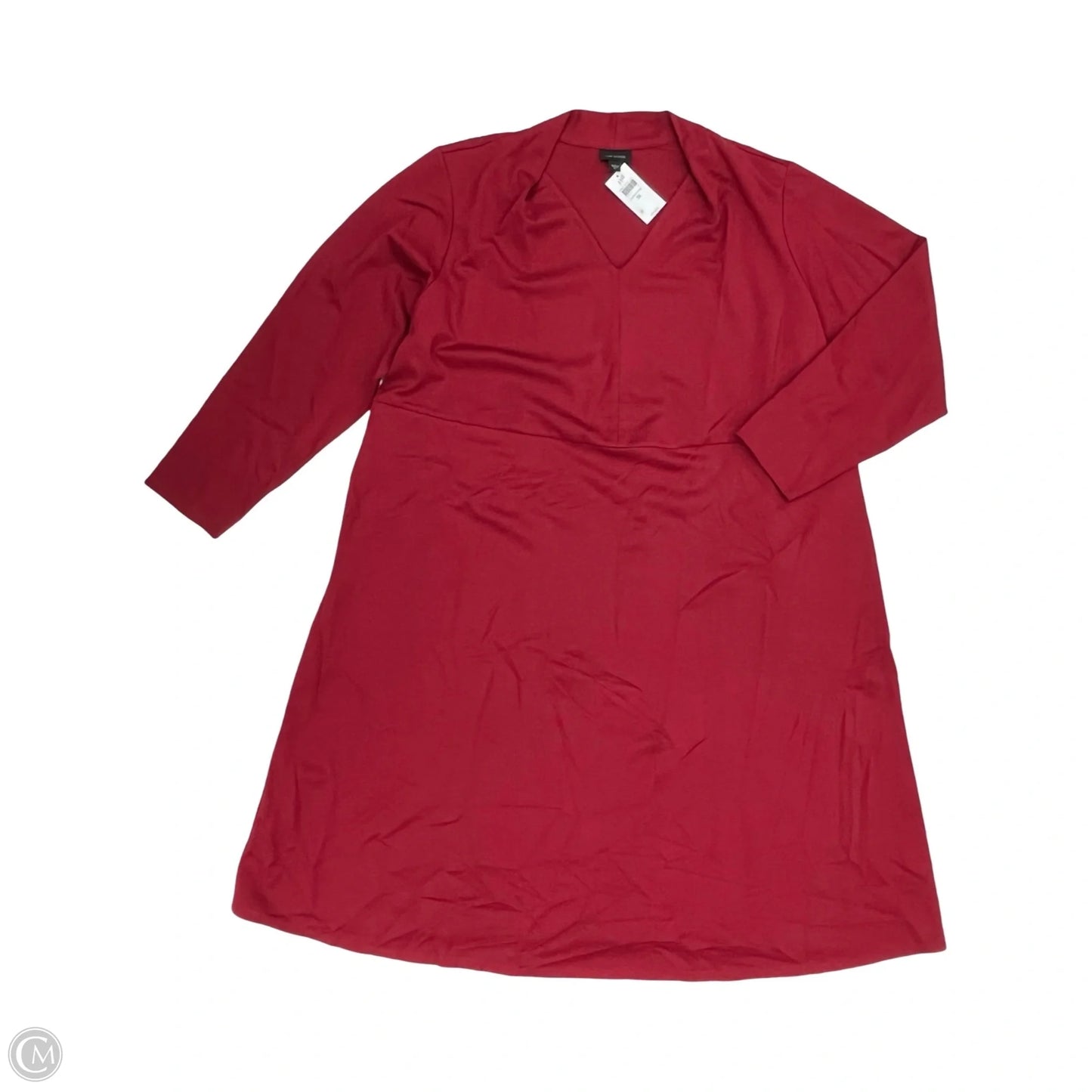 Dress Party Long By J. Jill In Red, Size: 3x
