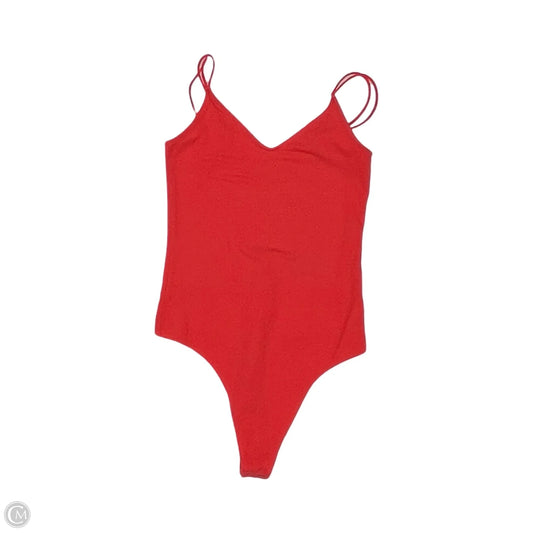 Bodysuit By American Eagle In Red, Size: S
